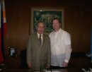 With Ambassador Hilario G. Davide, Jr. 