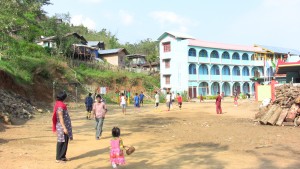 NCRS Classroom Building in distance